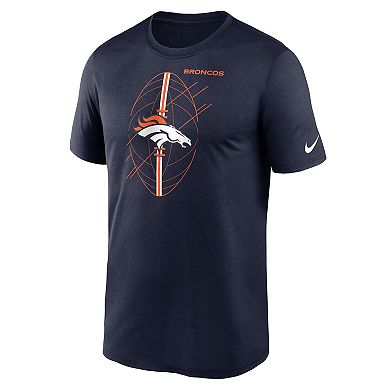 Men's Nike  Navy Denver Broncos Big & Tall Legend Icon Performance T-Shirt