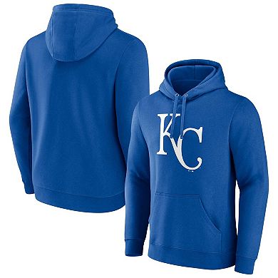 Men's Fanatics Branded  Royal Kansas City Royals Official Logo Pullover Hoodie