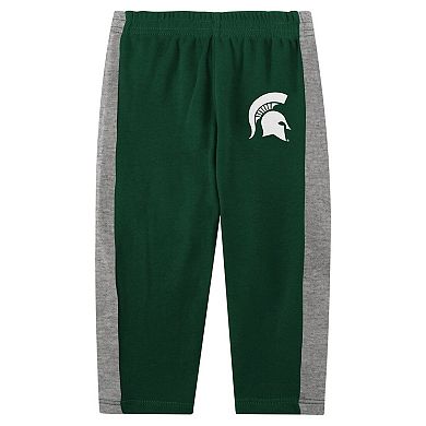 Infant Green Michigan State Spartans Rookie Of The Year Long Sleeve Bodysuit and Pants Set