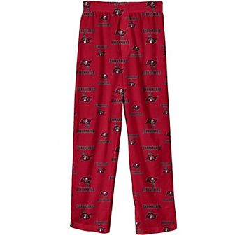Youth Red Tampa Bay Buccaneers Team-Colored Printed Pajama Pants