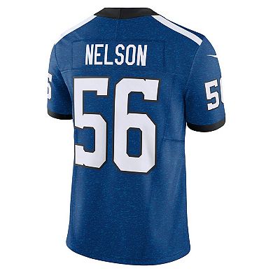 Men's Nike Quenton Nelson Blue Indianapolis Colts Vapor F.U.S.E. Limited Jersey