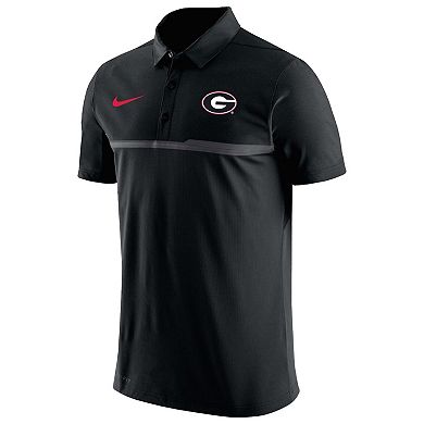 Men's Nike Black Georgia Bulldogs Coaches Performance Polo