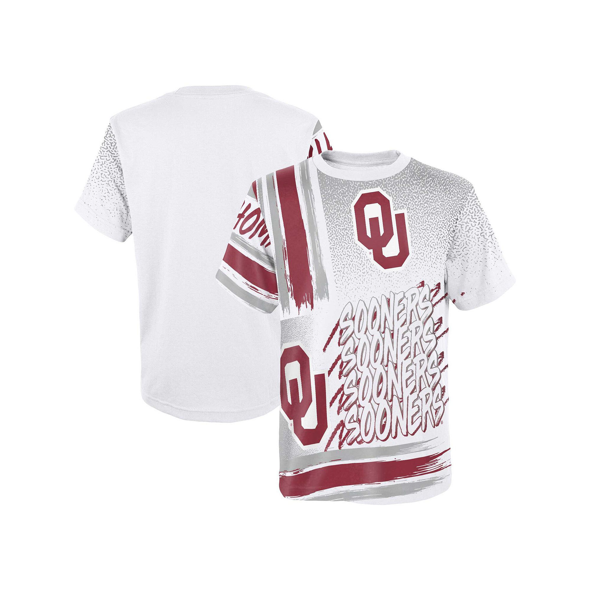 Youth White Oklahoma Sooners Gametime Multi-Hit T-Shirt, Boys, Size: YTH M