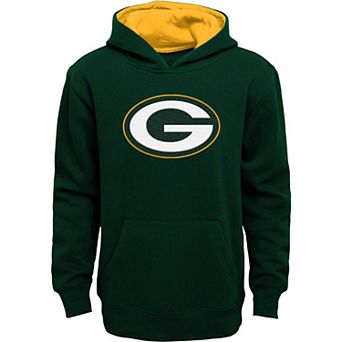 Youth Green Green Bay Packers Prime Pullover Hoodie