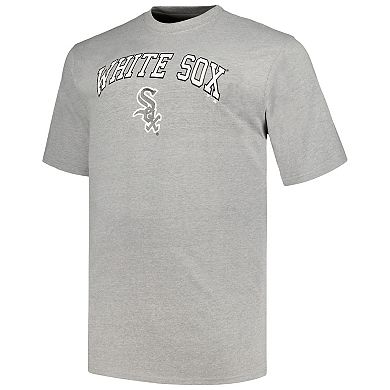 Men's Profile Black/Heather Gray Chicago White Sox Big & Tall T-Shirt Combo Pack