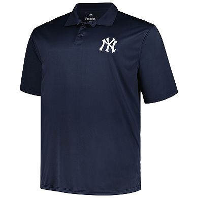 Men's Profile Navy/White New York Yankees Big & Tall Two-Pack Solid Polo Set