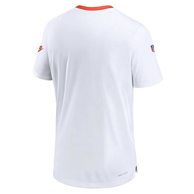 Men's Nike White Cleveland Browns Sideline Coaches Alternate Performance T-Shirt