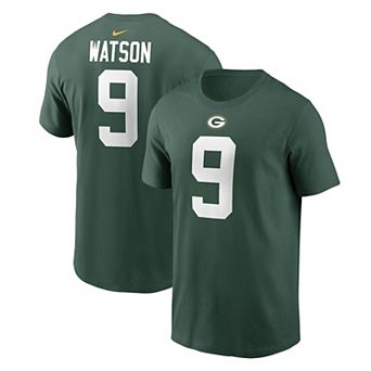 Men's Nike Christian Watson Green Green Bay Packers Player Name & Number T-Shirt