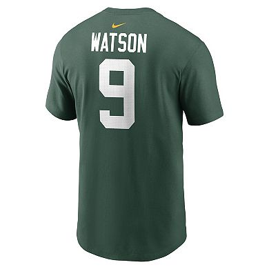 Men's Nike Christian Watson Green Green Bay Packers Player Name & Number T-Shirt