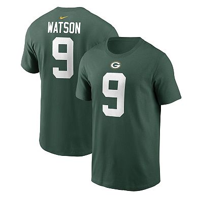 Men's Nike Christian Watson Green Green Bay Packers Player Name & Number T-Shirt