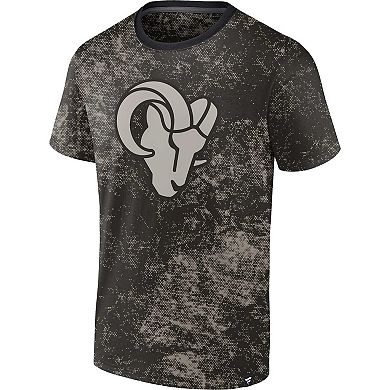Men's Fanatics Branded Black Los Angeles Rams Shadow T-Shirt