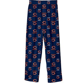 Youth Navy Chicago Bears Team-Colored Printed Pajama Pants