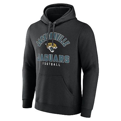 Men's Fanatics Branded Black Jacksonville Jaguars Between the Pylons Pullover Hoodie