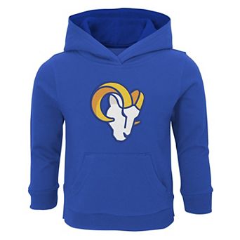 Toddler Royal Los Angeles Rams Prime Pullover Hoodie