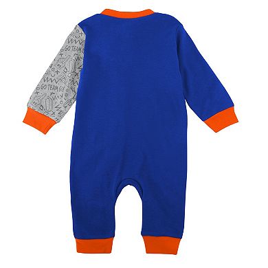 Infant Royal Florida Gators Playbook Two-Tone Sleeper