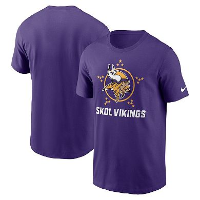 Men's Nike  Purple Minnesota Vikings Local Essential T-Shirt