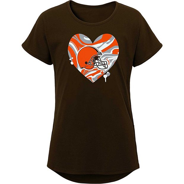 Girls cleveland browns shirt on sale
