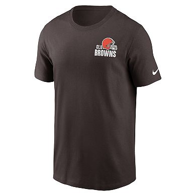 Men's Nike Brown Cleveland Browns Blitz Essential T-Shirt