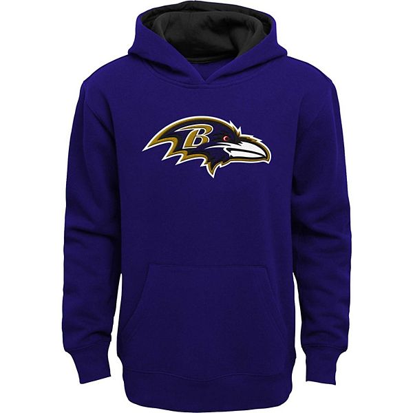 Youth Purple Baltimore Ravens Prime Pullover Hoodie