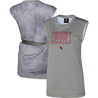 Women's Gray Arizona Cardinals No Sweat Tank Top