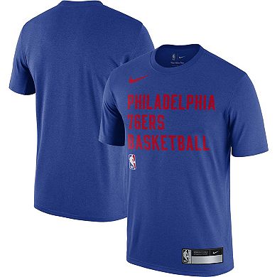 Men's Nike Royal Philadelphia 76ers 2023/24 Sideline Legend Performance Practice T-Shirt