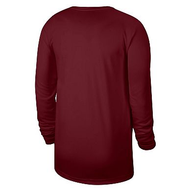 Unisex Nike Wine Cleveland Cavaliers 2023/24 Legend On-Court Practice Long Sleeve T-Shirt