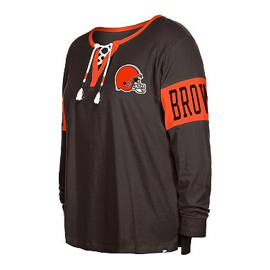 Rework Cleveland Browns Lace Tank - L