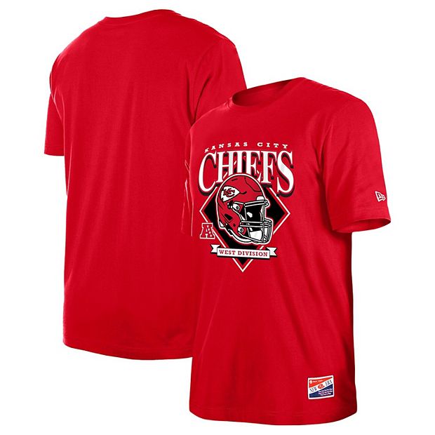 Men s New Era Red Kansas City Chiefs Team Logo T Shirt