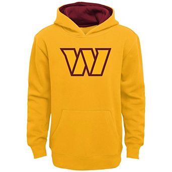 Youth Outerstuff Gold Washington Commanders Prime Pullover Hoodie