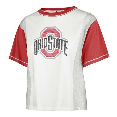 Woman's '47 White Ohio State Buckeyes Premier Tilda Tee