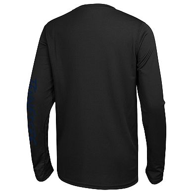 Men's Black Tennessee Titans Agility Long Sleeve T-Shirt