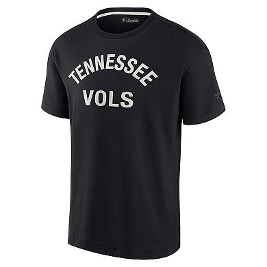 Unisex Fanatics Signature Black Tennessee Volunteers Super Soft Short Sleeve T-Shirt