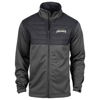 Men's Dunbrooke Heather Black Jacksonville Jaguars Explorer Tech Full-Zip Jacket