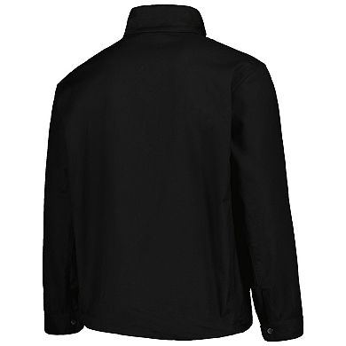 Men's Dunbrooke Black New Orleans Saints Journey Workwear Tri-Blend Full-Zip Jacket