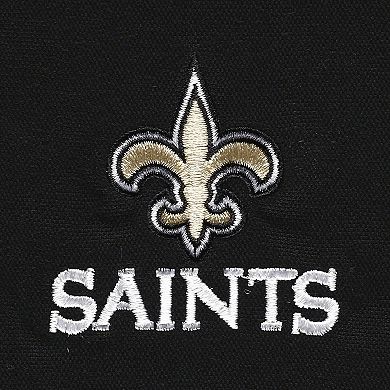 Men's Dunbrooke Black New Orleans Saints Journey Workwear Tri-Blend Full-Zip Jacket