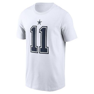Men's Nike Micah Parsons  White Dallas Cowboys  Player Name & Number T-Shirt