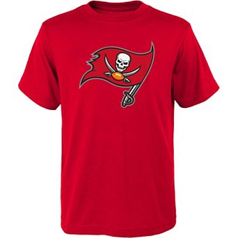 Youth Outerstuff Red Tampa Bay Buccaneers Primary Logo T-Shirt