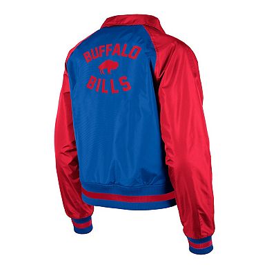 Women's New Era Royal Buffalo Bills Coaches Raglan Full-Snap Jacket