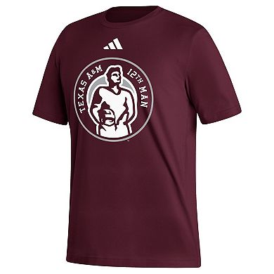 Men's adidas Maroon Texas A&M Aggies Sideline Strategy Fresh T-Shirt