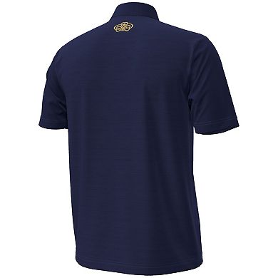 Men's Under Armour Navy Notre Dame Fighting Irish 2023 Aer Lingus College Football Classic Polo