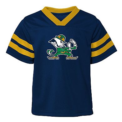 Toddler Navy Notre Dame Fighting Irish Two-Piece Red Zone Jersey & Pants Set