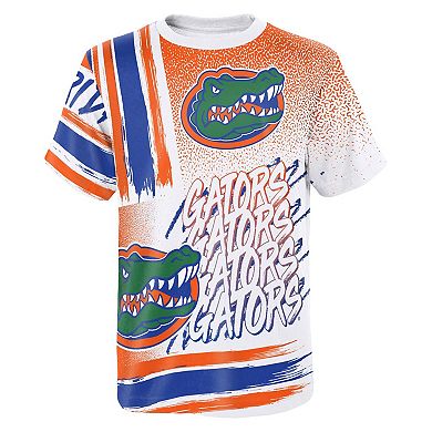 Preschool White Florida Gators Gametime Multi-Hit Oversized T-Shirt