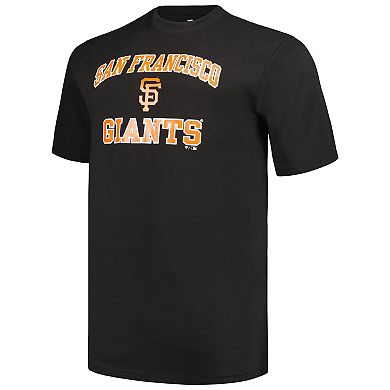 Men's Profile Black/Heather Gray San Francisco Giants Big & Tall T-Shirt Combo Pack