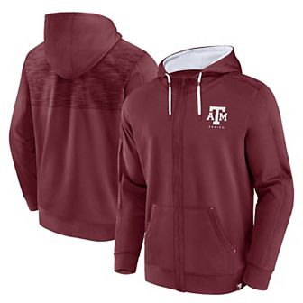 Men's Fanatics Branded Maroon Texas A&M Aggies Power Index Full-Zip Hoodie