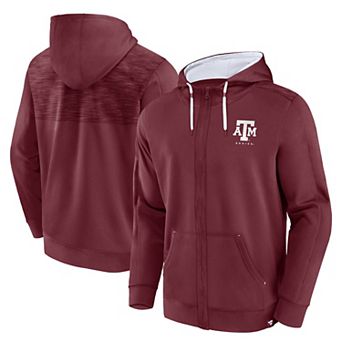 Men's Fanatics Branded Maroon Texas A&M Aggies Power Index Full-Zip Hoodie