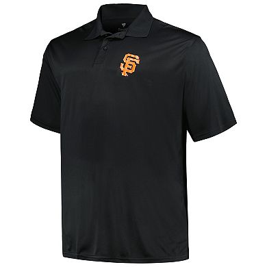 Men's Profile Black/Orange San Francisco Giants Big & Tall Two-Pack Solid Polo Set
