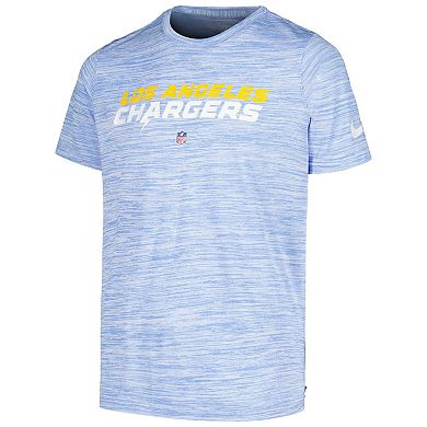 Youth Nike Powder Blue Los Angeles Chargers Sideline Velocity Performance T-Shirt