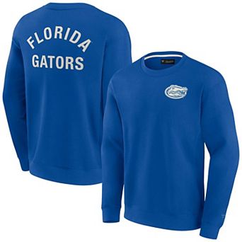 Unisex Fanatics Signature Royal Florida Gators Super Soft Pullover Crew Sweatshirt