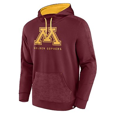 Men's Fanatics Branded Maroon Minnesota Golden Gophers Defender Pullover Hoodie