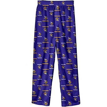 Youth Purple Minnesota Vikings Team-Colored Printed Pajama Pants